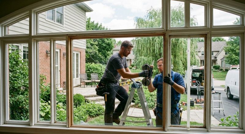 Curved Window Repair in Kansas City, KS